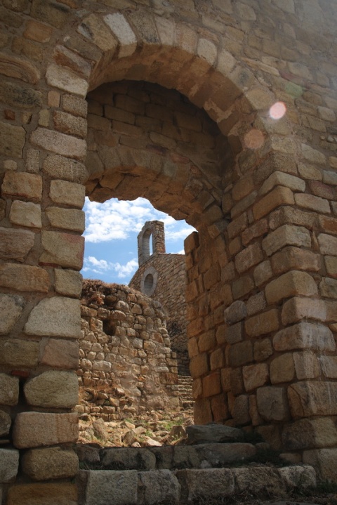 Le château de Palafolls (Espagne).