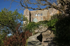 L’abbaye du Mont-Saint-Michel : Le jardin